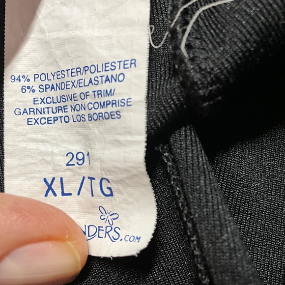 WEEKENDERS Black Wide Leg Slinky Pants XL - Picture 7 of 9